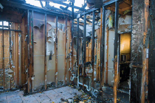Professional Fire Damage Assessment technician working in Stanton, CA
